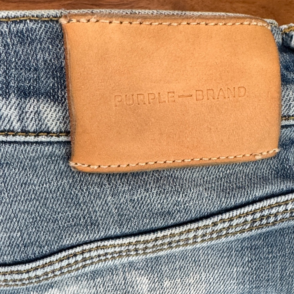 Trendy Distressed Light Blue Skinny Jeans - Picture 5 of 9